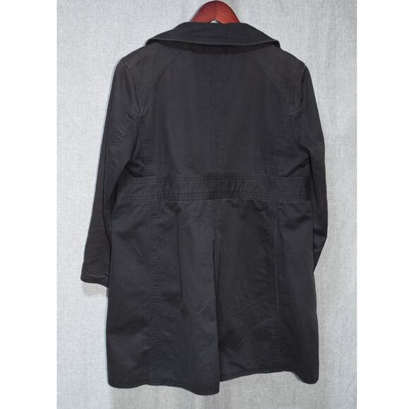 Marc Jacobs Women’s Medium Black Cotton Trench Coat - Picture 4 of 4